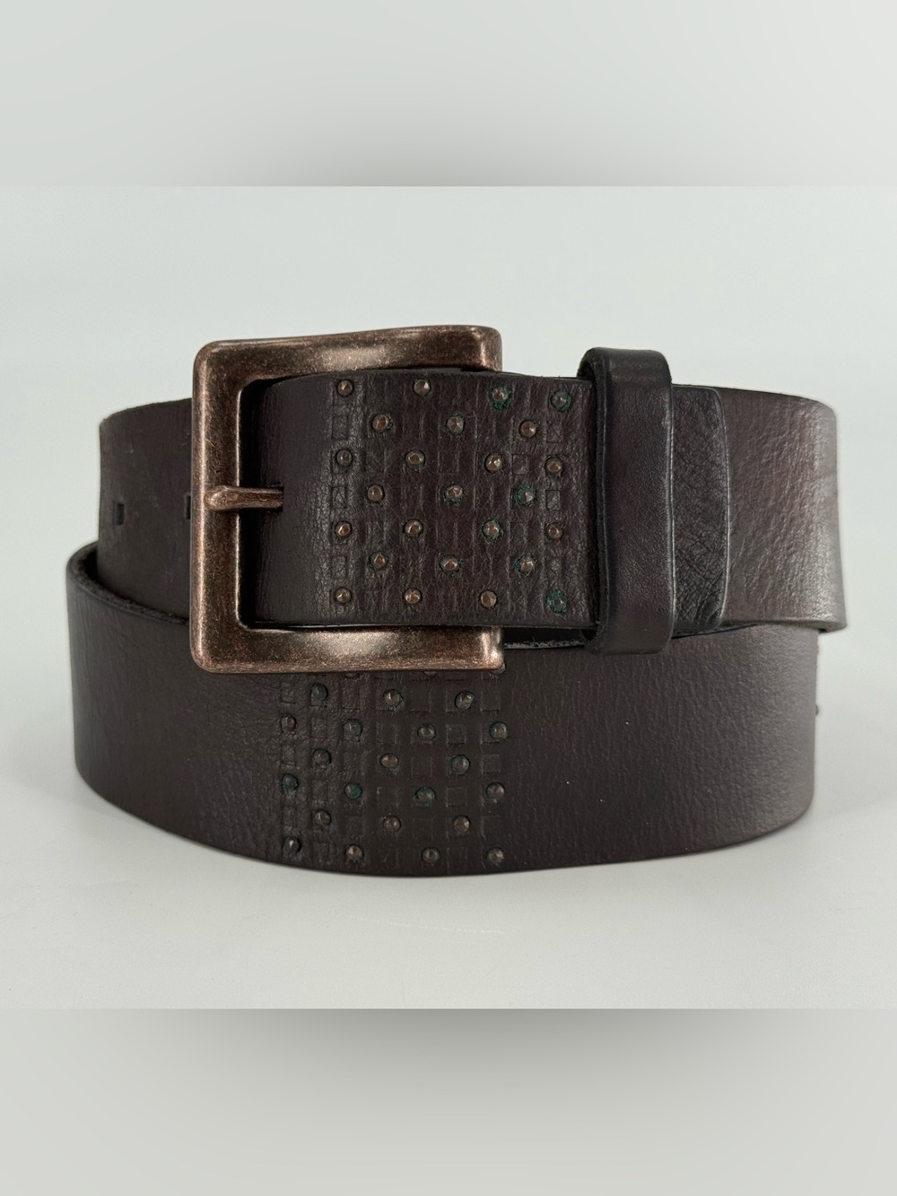Fossil Vintage  Dark Brown Leather Belt S‎